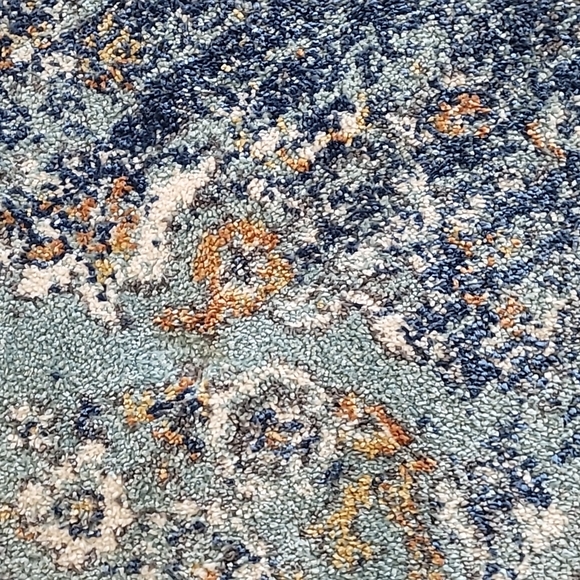 3 Area Rugs and 2 Beaded Pillow Covers. - Picture 11 of 16